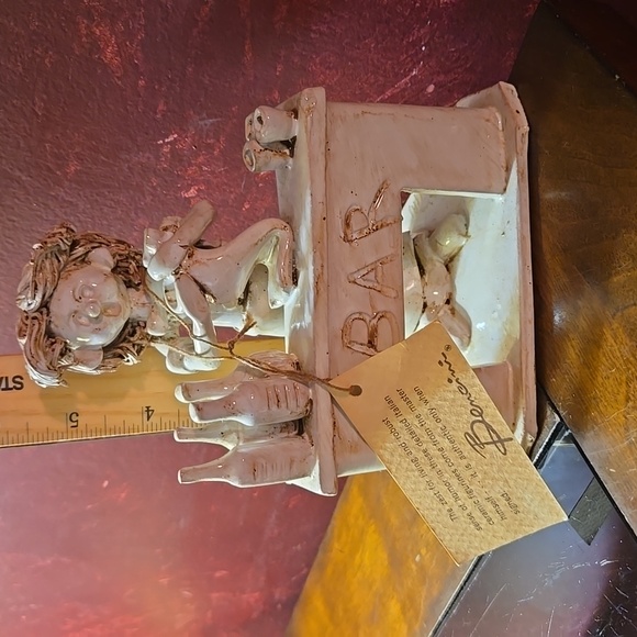 RARE: Vintage - Dino Bencini Signed/Tagged "043 Bartender" Sculpture From Italy - Picture 3 of 10